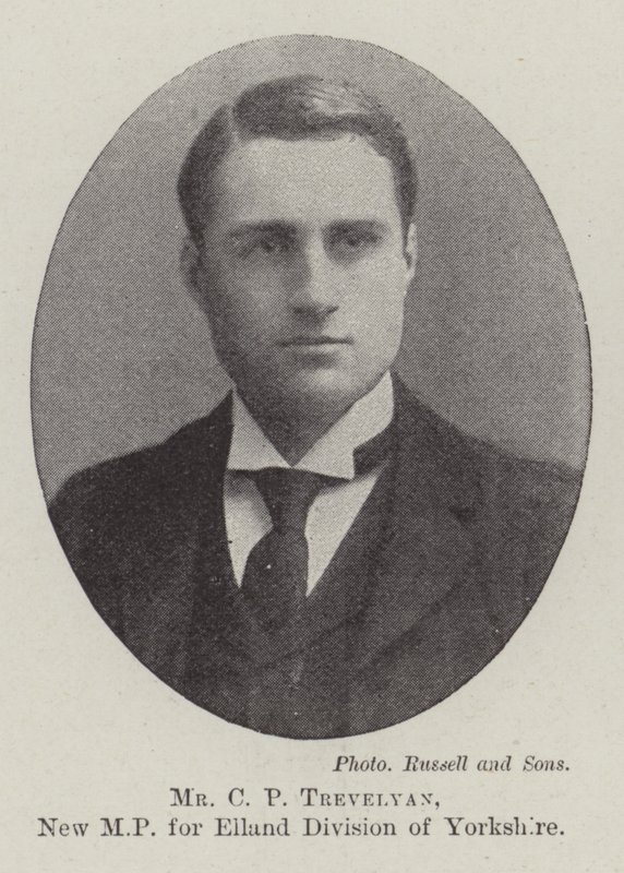 Mr C P Trevelyan, New MP for Elland Division of Yorkshire by English Photographer