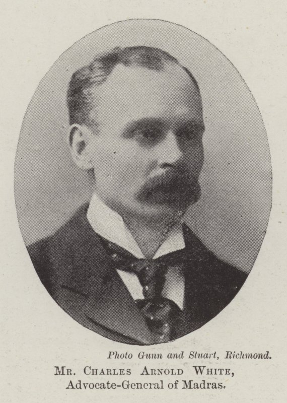 Mr Charles Arnold White, Advocate-General of Madras by English Photographer