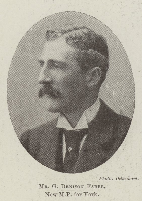 Mr G Denison Faber, New MP for York by English Photographer