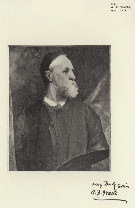 Mr G F Watts, RA, DCL by English Photographer