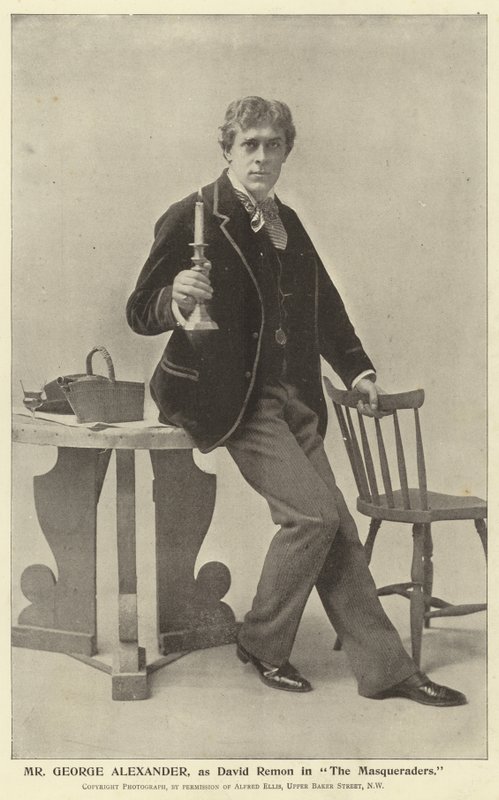 Mr George Alexander, as David Remon in The Masqueraders by English Photographer