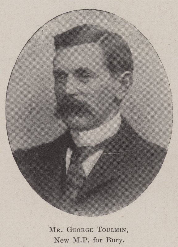 Mr George Toulmin, New MP for Bury by English Photographer