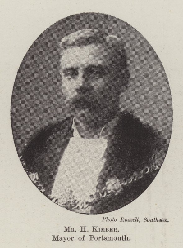 Mr H Kimber, Mayor of Portsmouth by English Photographer