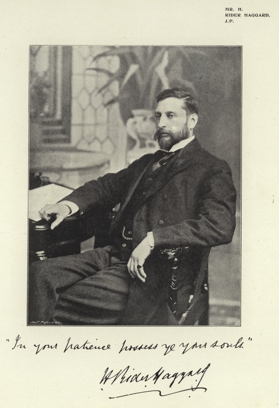 Mr H Rider Haggard, JP by English Photographer