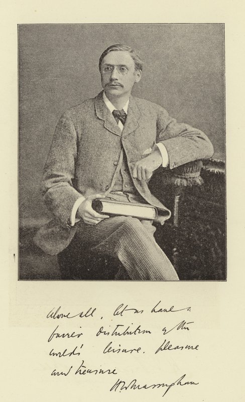 Mr H W Massingham, Editor of the Star by English Photographer