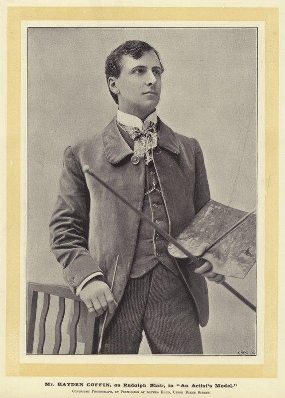 Mr Hayden Coffin as Rudolph Blair in An Artist