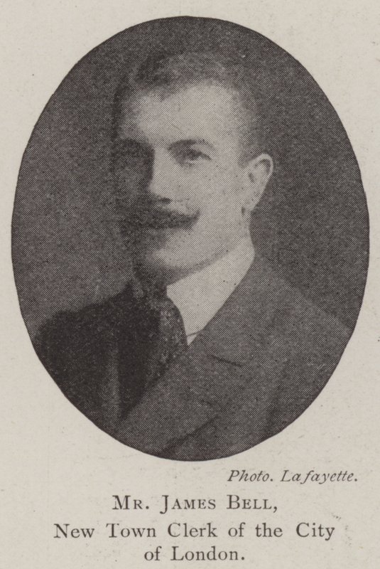 Mr James Bell, New Town Clerk of the City of London by English Photographer