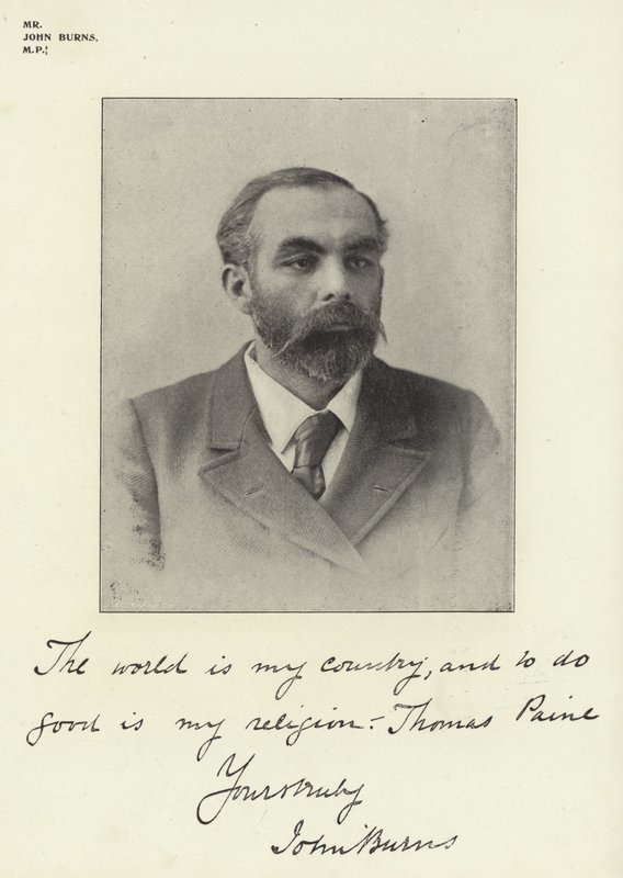 Mr John Burns, MP by English Photographer