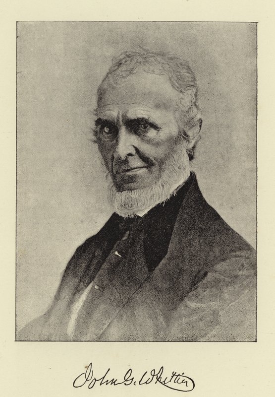 John G Whittier, the Quaker-Poet of America by English Photographer