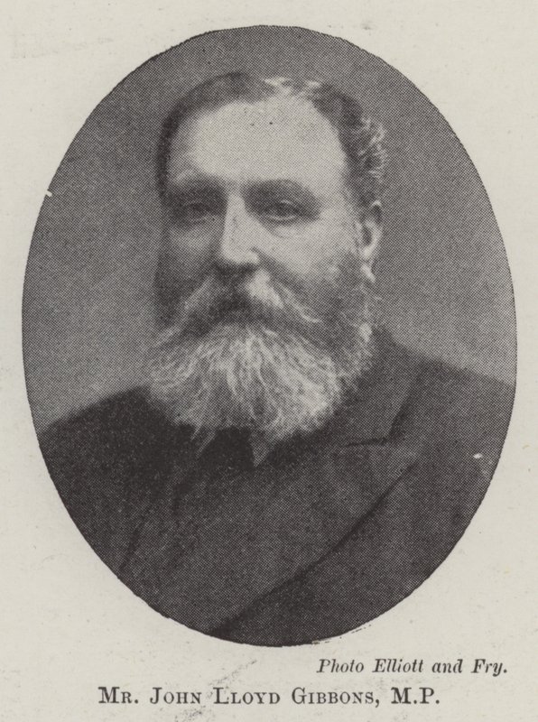 Mr John Lloyd Gibbons, MP by English Photographer