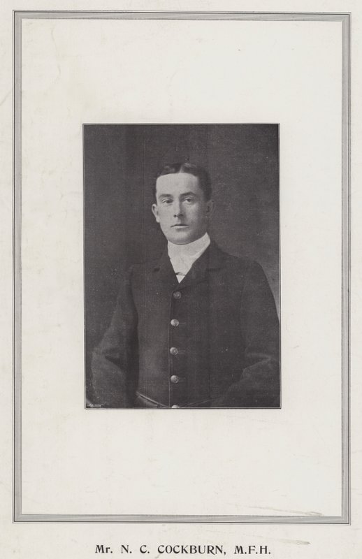 Mr N C Cockburn, MFH by English Photographer