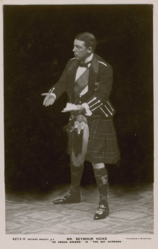Mr Seymour Hicks, as Angus Graeme in The Gay Gordons by English Photographer
