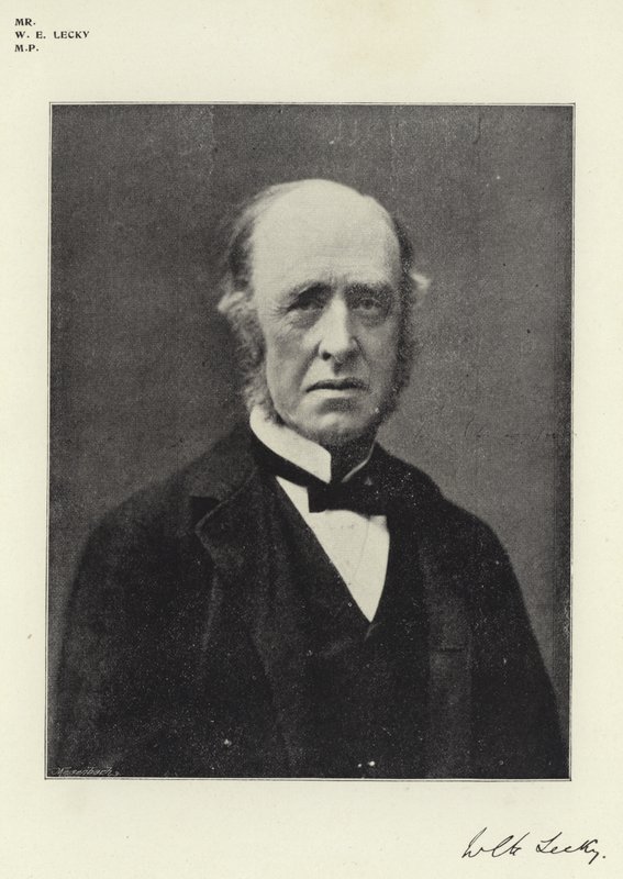 Mr W E Lecky, MP by English Photographer