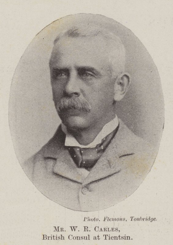 Mr W R Carles, British Consul at Tientsin by English Photographer