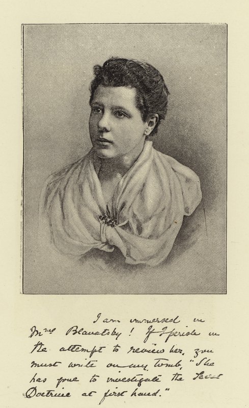 Mrs Annie Besant by English Photographer