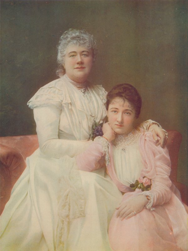 Mrs. Lewis and Miss Mabel Terry-Lewis by English Photographer