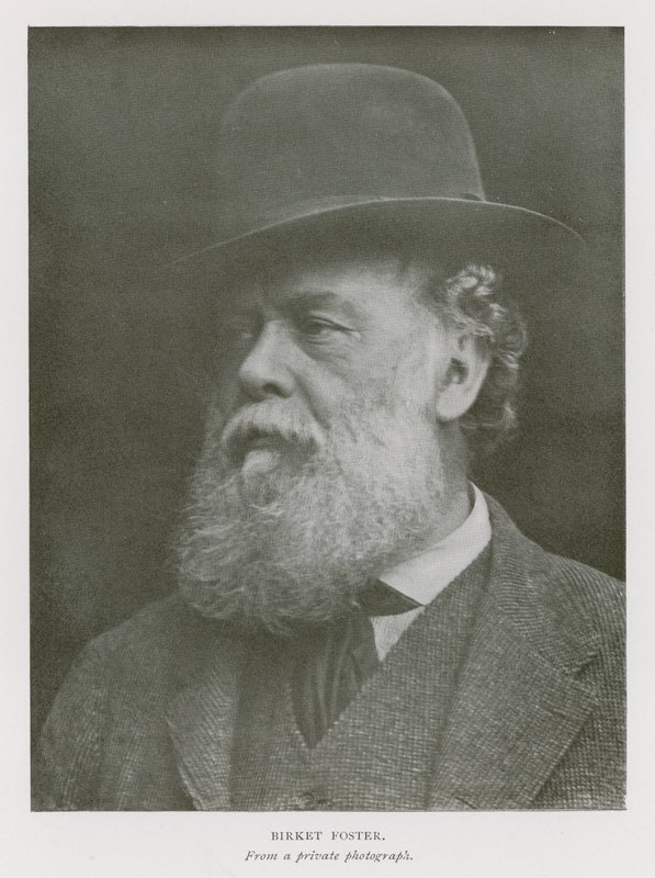 Myles Birket Foster, English Artist by English Photographer