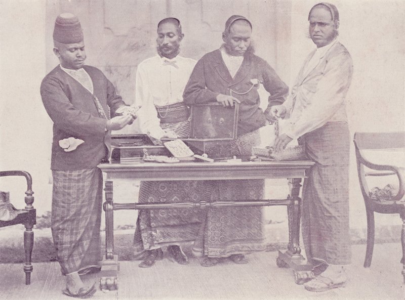 Native Pedlars, Galle, Ceylon by English Photographer