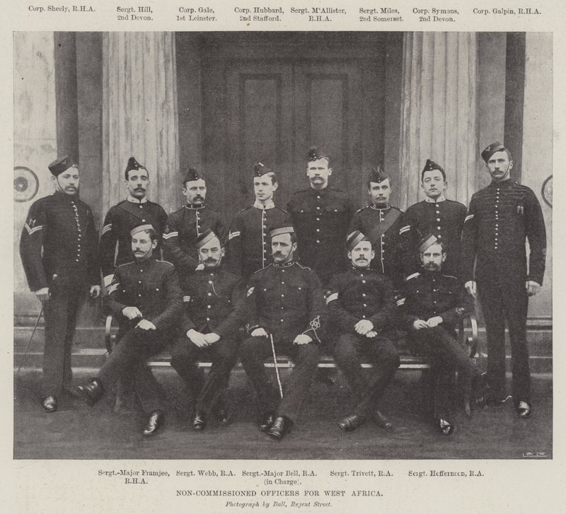 Non-Commissioned Officers for West Africa by English Photographer