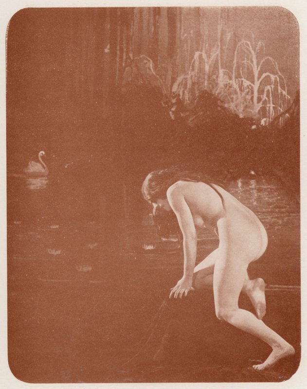 Nudist Art: Water Lilies by English Photographer