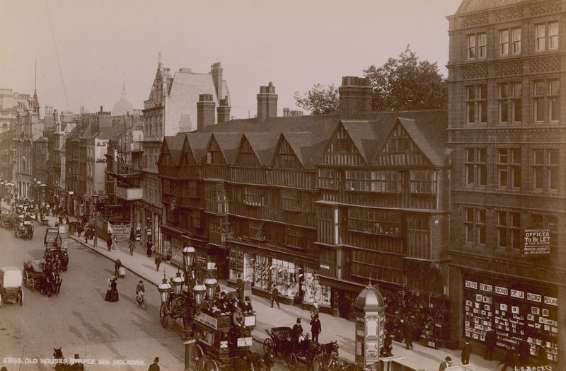 Old Houses, Staple Inn, Holborn by English Photographer