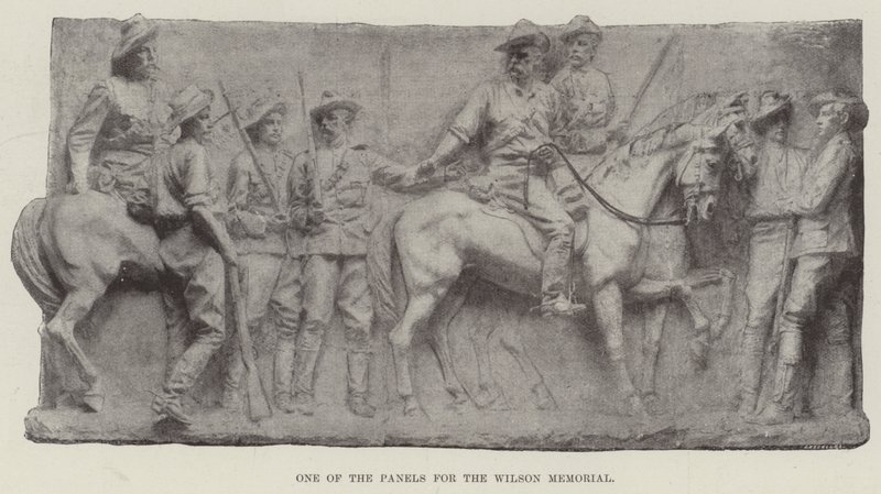 One of the Panels for the Wilson Memorial by English Photographer