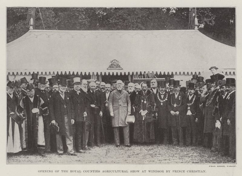 Opening of the Royal Counties Agricultural Show at Windsor by Prince Christian by English Photographer