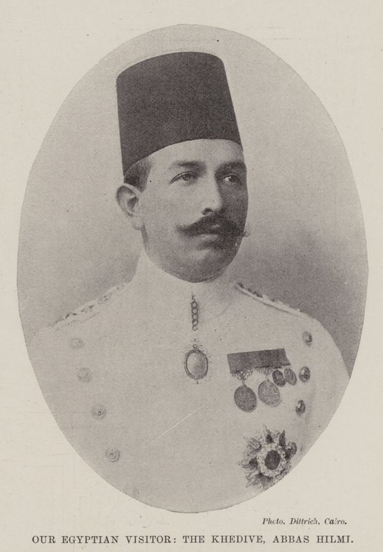 Our Egyptian Visitor, the Khedive, Abbas Hilmi by English Photographer