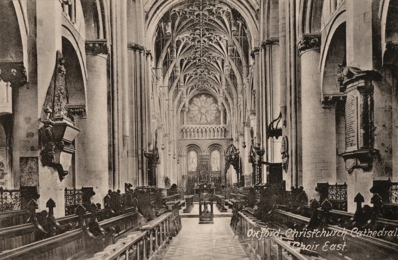 Oxford, Christchurch Cathedral, Choir East by English Photographer