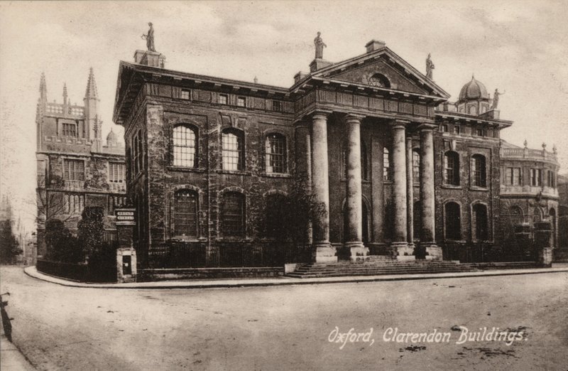 Oxford, Clarendon Buildings by English Photographer