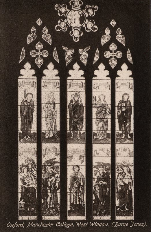 Oxford, Manchester College, West Window, Burne Jones by English Photographer