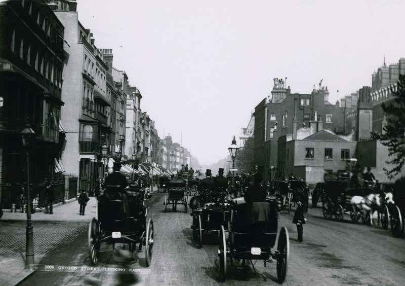 Oxford Street, London, looking east by English Photographer