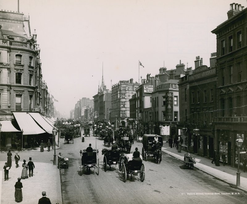 Oxford Street, London, looking east by English Photographer