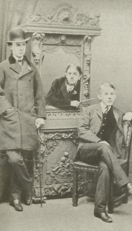 Oxford students, late 1860s by English Photographer