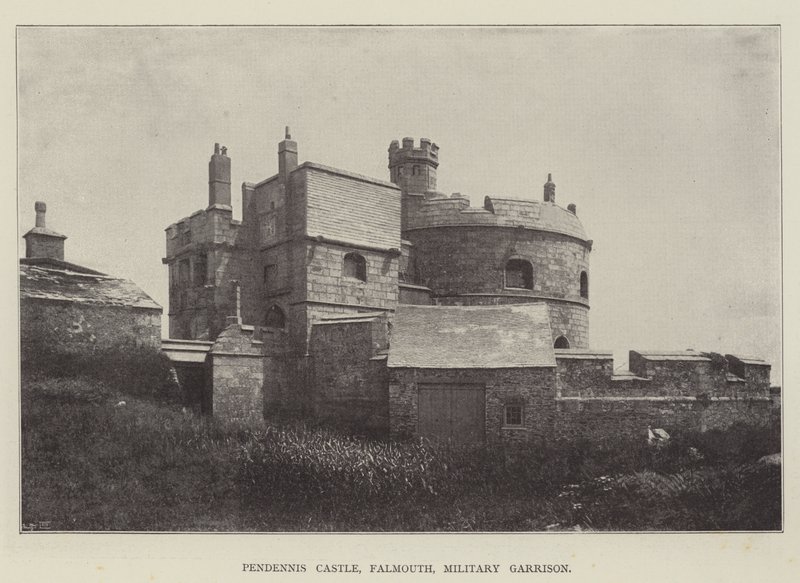 Pendennis Castle, Falmouth, Military Garrison by English Photographer