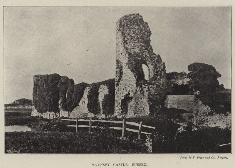 Pevensey Castle, Sussex by English Photographer