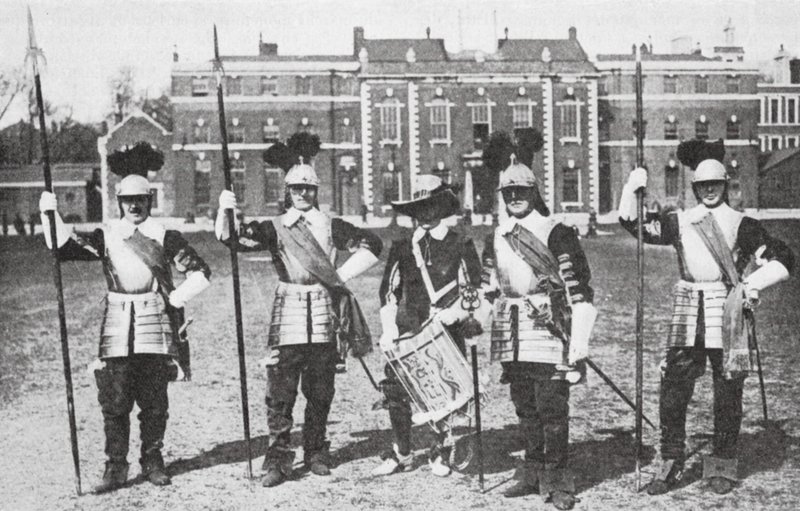 Pikemen of the Honourable Artillery Company, London by English Photographer