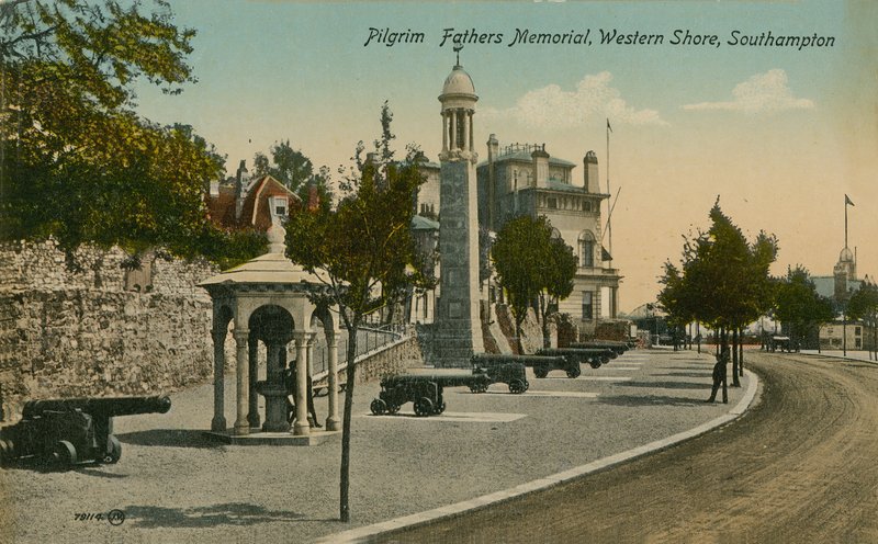 Pilgrim Fathers Memorial, Western Shore, Southampton by English Photographer