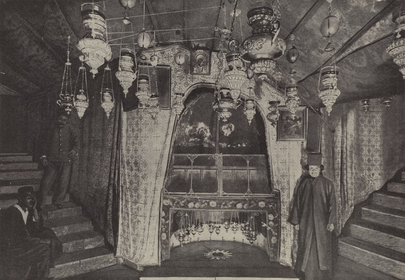 Place of the manger in the grotto by English Photographer