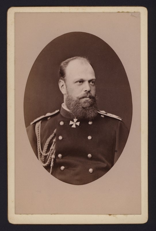 Portrait, Czar Alexander III of Russia by English Photographer