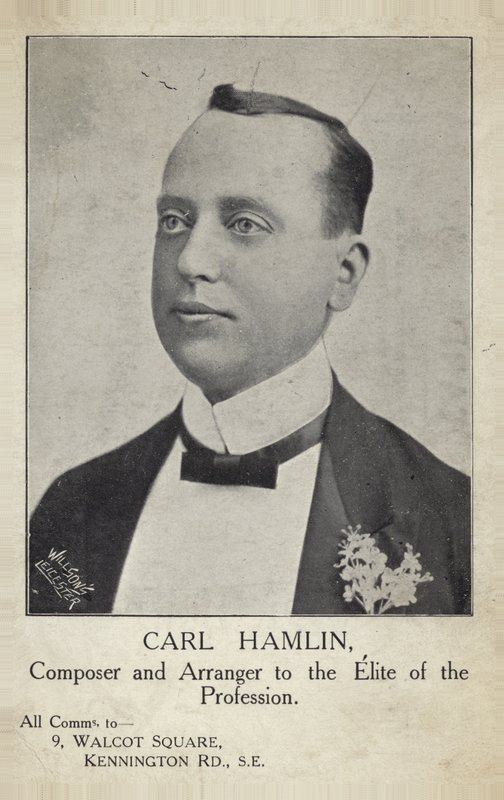 Portrait of Carl Hamlin by English Photographer