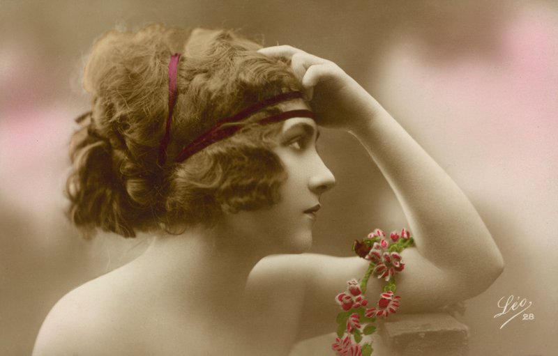Portrait of a young woman by English Photographer