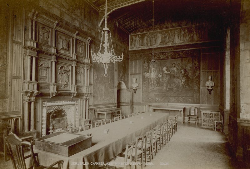 Postcard of the Jerusalem Chamber by English Photographer