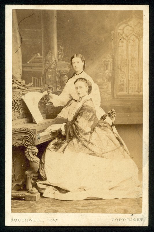 Princess Alexandra and Princess Dagmar by English Photographer