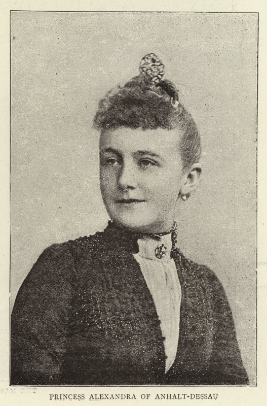 Princess Alexandra of Anhalt-Dessau by English Photographer