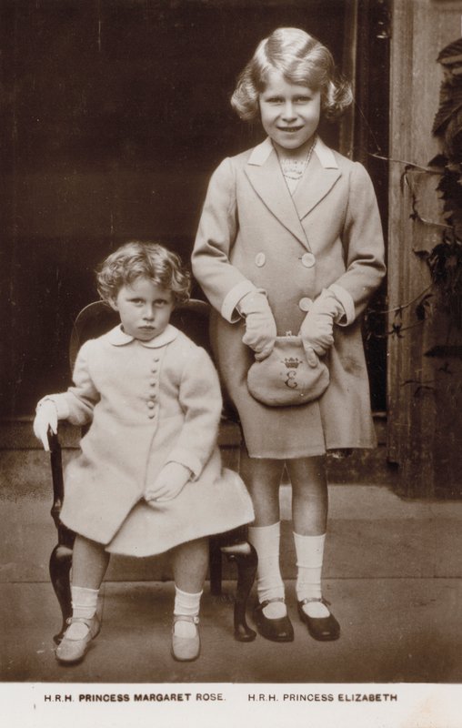 Princess Elizabeth (later Queen Elizabeth II) and Princess Margaret by English Photographer