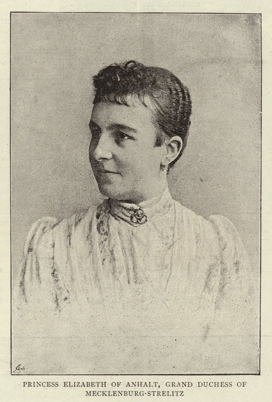 Princess Elizabeth of Anhalt, Grand Duchess of Mecklenburg-Strelitz by English Photographer