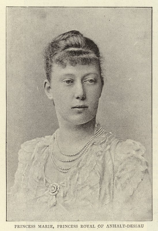 Princess Marie, Princess Royal of Anhalt-Dessau by English Photographer