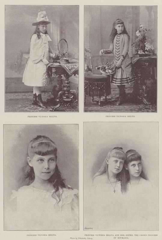 Princess Victoria Melita of Saxe-Coburg and Gotha by English Photographer