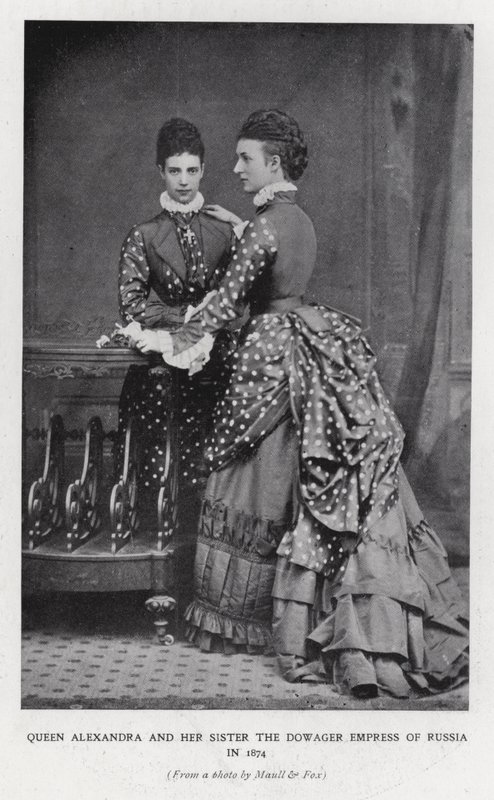 Queen Alexandra and the Dowager Empress of Russia by English Photographer